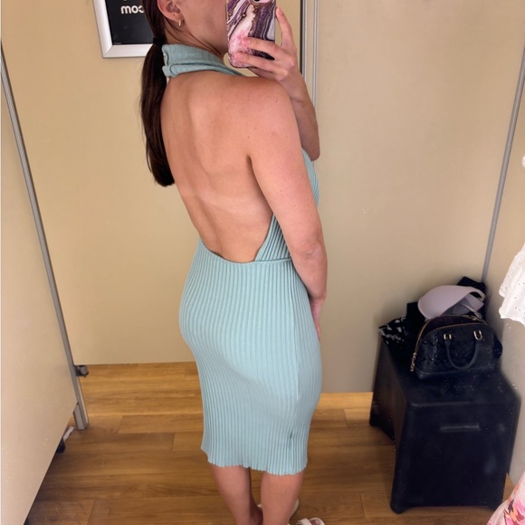 NWOT - ZARA SLEEVELESS BACKLESS MAXI SWEATER DEESS - Picture 12 of 12